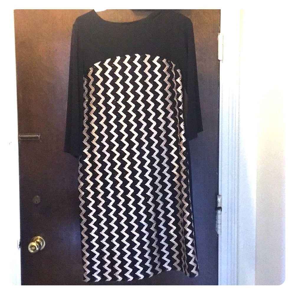 Chico’s Gold Sparkle Party Dress